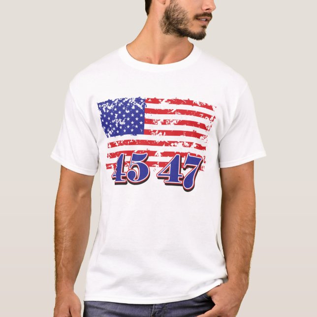 Camiseta Trump 45 47 (Anverso)