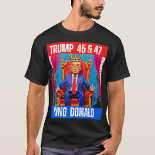 CAMISETA TRUMP 45 & 47 - KING DONALD