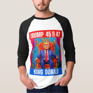 CAMISETA TRUMP 45 & 47 - KING DONALD