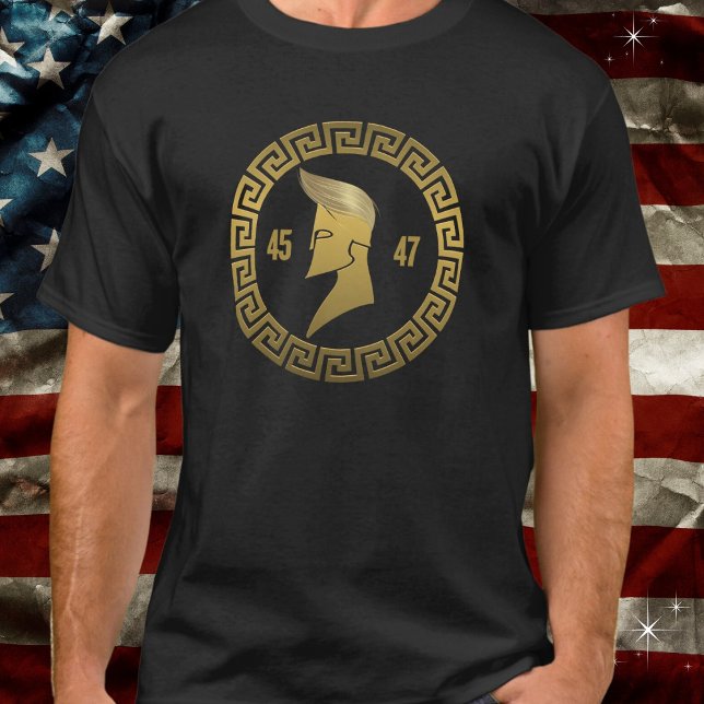 Camiseta Trump 45-47 Spartan Combover (Subido por el creador)