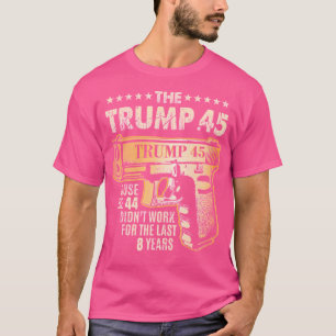 Camiseta Trump 45 mayores que 44 derechos de armas