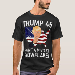 Camiseta Trump 45 no es un error el copo de nieve Trump 202