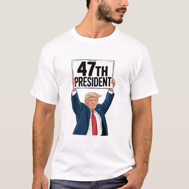 Camiseta Trump 47.º presidente (Anverso)
