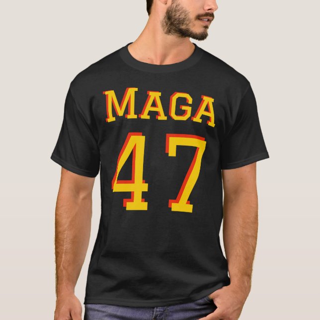 Camiseta Trump 47 MAGA t shirt (Anverso)