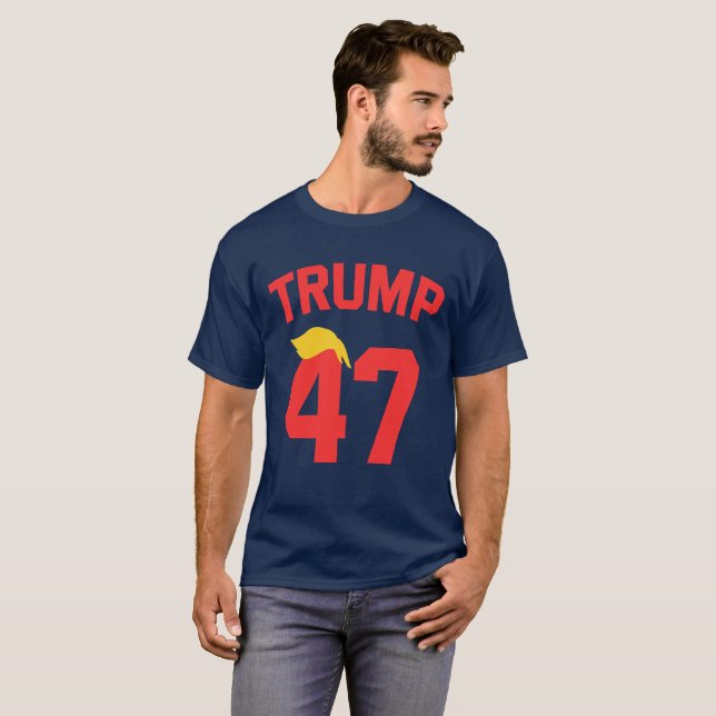 Camiseta Trump 47 Presidente (Anverso completo)