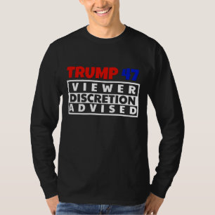 CAMISETA TRUMP 47: SE ACONSEJA LA DICRECIÓN DEL VISOR