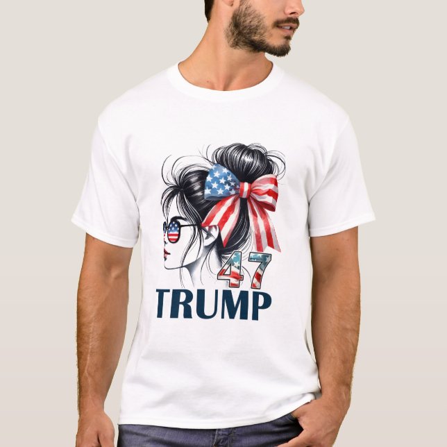 Camiseta Trump 47 Trump 2024 Elección (Anverso)