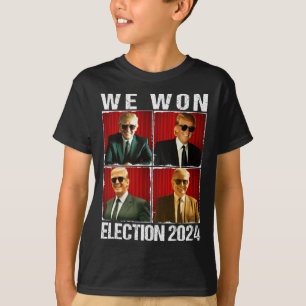 Camiseta Trump 47th Won Ganamos Inauguración Electoral 2024