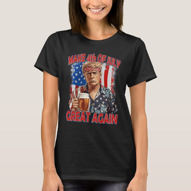 Camiseta Trump 4 de julio (Anverso)