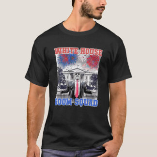 Camiseta TRUMP 4 de julio CASA BLANCA CUADRADA América S