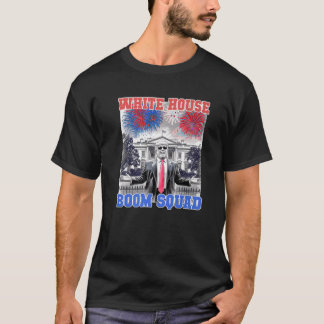 Camiseta TRUMP 4 de julio CASA BLANCA CUADRADA América S
