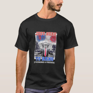 Camiseta TRUMP 4 de julio justo aquí para BANG Patriotic BB
