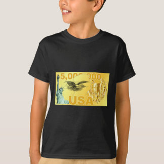 Camiseta Trump 5 Millones de Dólares Rico Migrante American