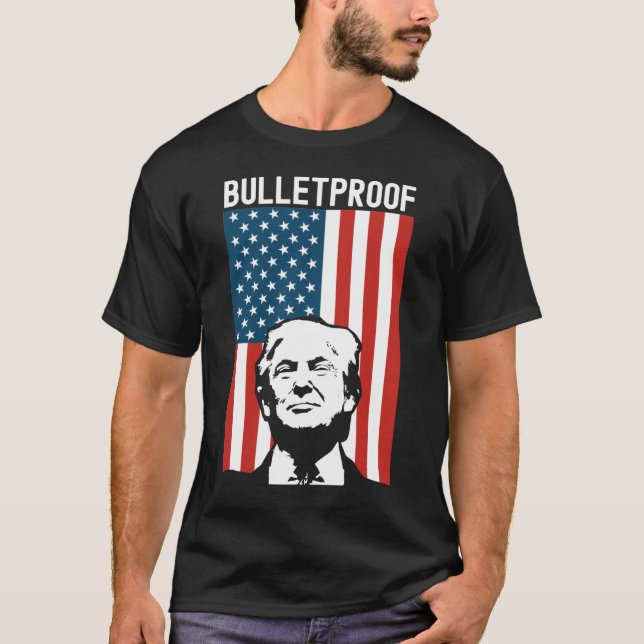 Camiseta Trump a prueba de balas - Intento de nación de Don (Anverso)