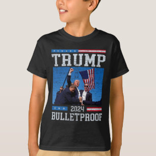 Camiseta Trump a prueba de balas lucha puño leyenda Donald
