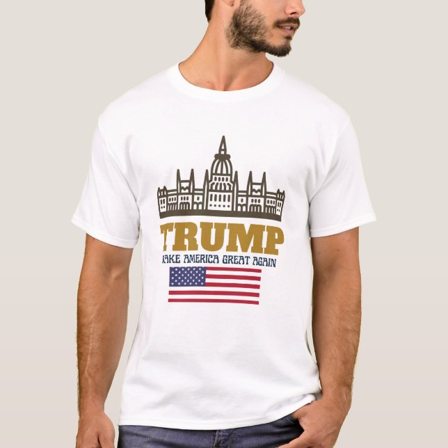 Camiseta Trump Again 2025 – Patriotic Bold Statement Gift  (Anverso)