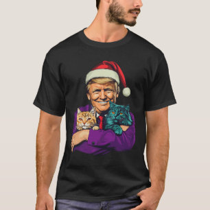 Camiseta Trump aguanta a los gatos con alegría y diversión 
