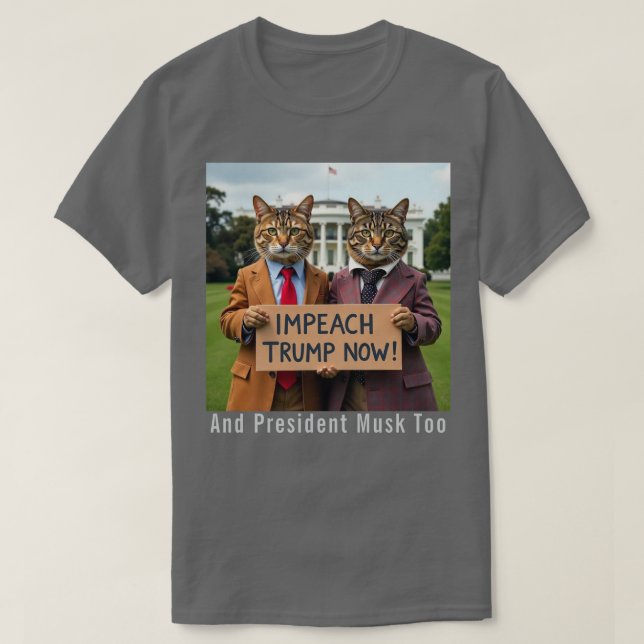 Camiseta Trump ahora demanda a gatos (Diseño del anverso)