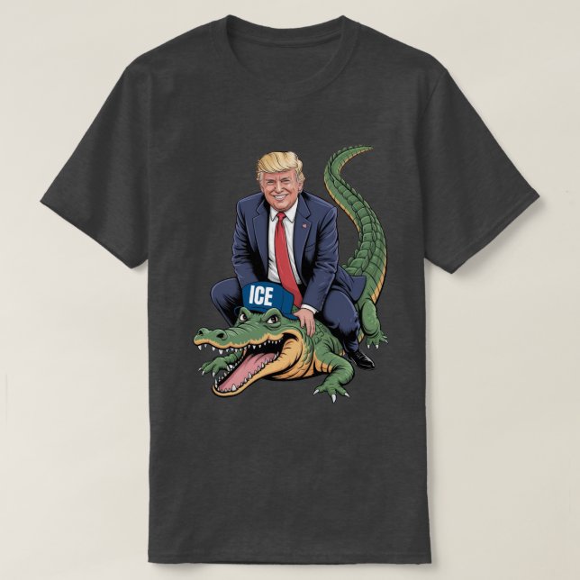 Camiseta Trump Alligator ICE (Diseño del anverso)