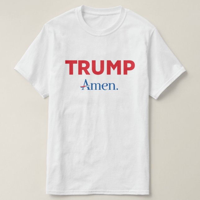 Camiseta Trump Amen (Diseño del anverso)
