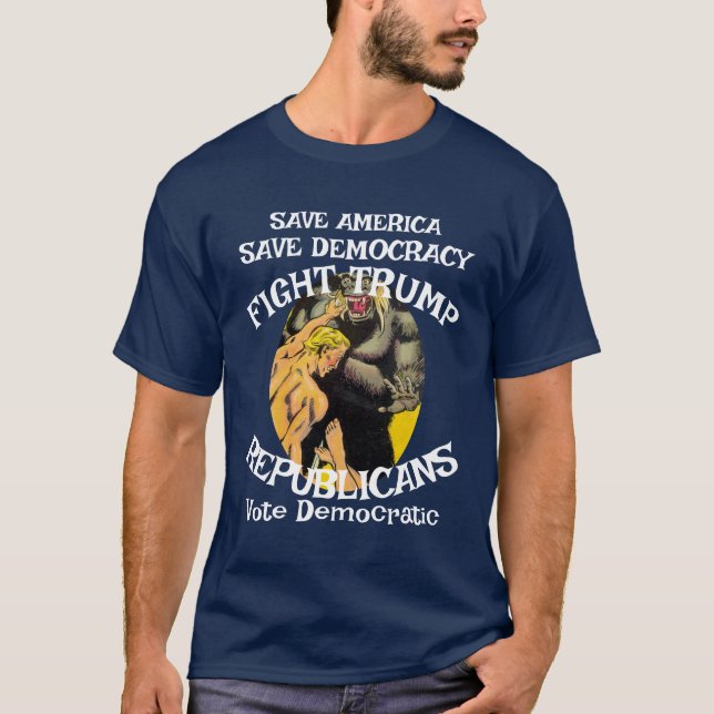 Camiseta Trump Antifascista (Anverso)