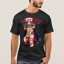 Camiseta Trump arrestado condenado 2024 Tío Sam FOTO MUG