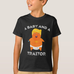 Camiseta Trump Baby Y Un Meme De Traidor Gracioso
