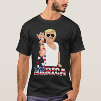 Camiseta Trump Bae gracioso 4 de julio Trump Salt Freedom T