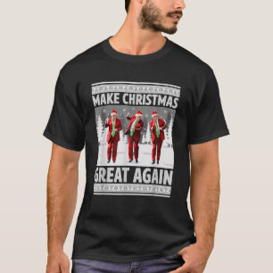 Camiseta Trump Baila Santa Claus vuelve a hacer grandes Nav