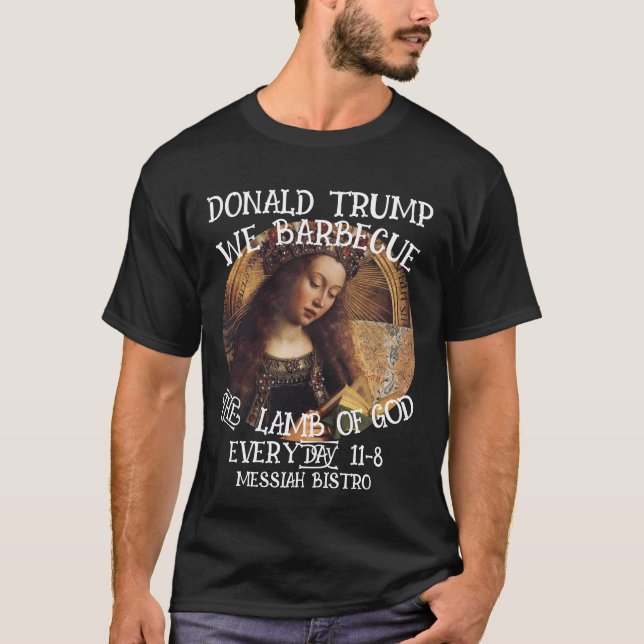 CAMISETA TRUMP, BARBACOAMOS LA CAPA DE LA PIEZA ALTARIA DE  (Anverso)