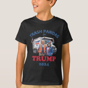 Camiseta Trump: Basura de basura Pandas para Trump 2024
