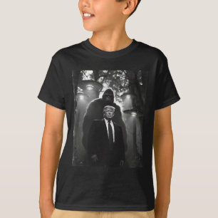 Camiseta Trump Bigfoot Ovni Encuentro Alien Invasión Uap Co