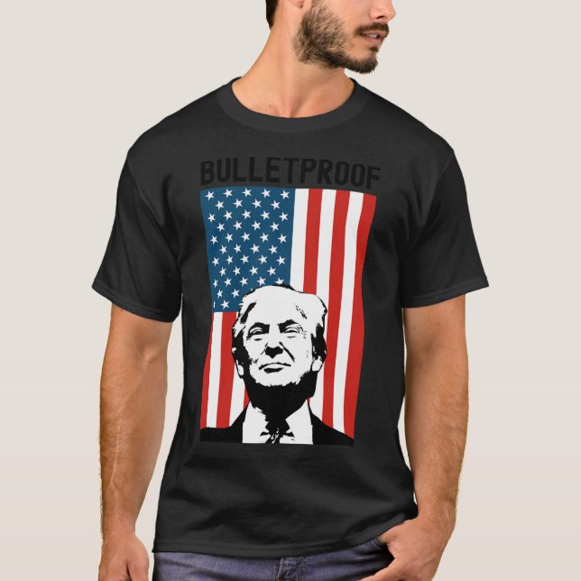 Camiseta Trump Bulletproof (Anverso)