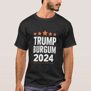 Camiseta Trump Burgum Presidente 2024 Elección EEUU