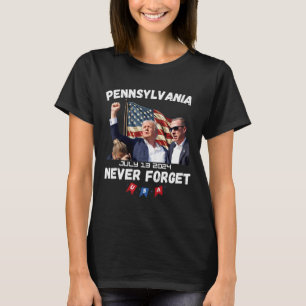 Camiseta Trump Butler Pennsylvania nunca se olvida