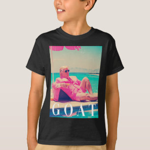 Camiseta Trump Camisas de la cabra verano 2024 Doña Rosa di