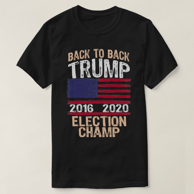 Camiseta Trump, campeón de las elecciones de 2020 (Diseño del anverso)