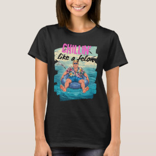 Camiseta Trump Chillin Como Un Flotador De Piscina De Veran