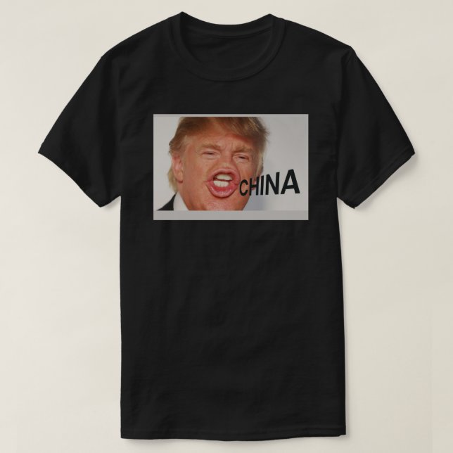 Camiseta Trump China Mask (Diseño del anverso)