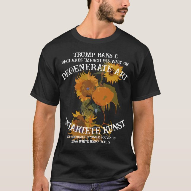Camiseta Trump Closes Art Museums Everywhere (Anverso)