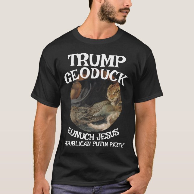 Camiseta Trump Cocodrilo Jesús Fiesta de la Paz Republicana (Anverso)
