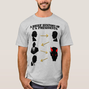 Camiseta Trump como diablo: Breve historia de los president