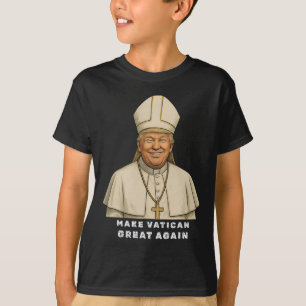 Camiseta Trump como Iglesia del Vaticano