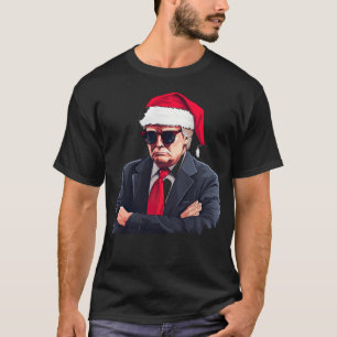 Camiseta Trump como Santa Gangsta