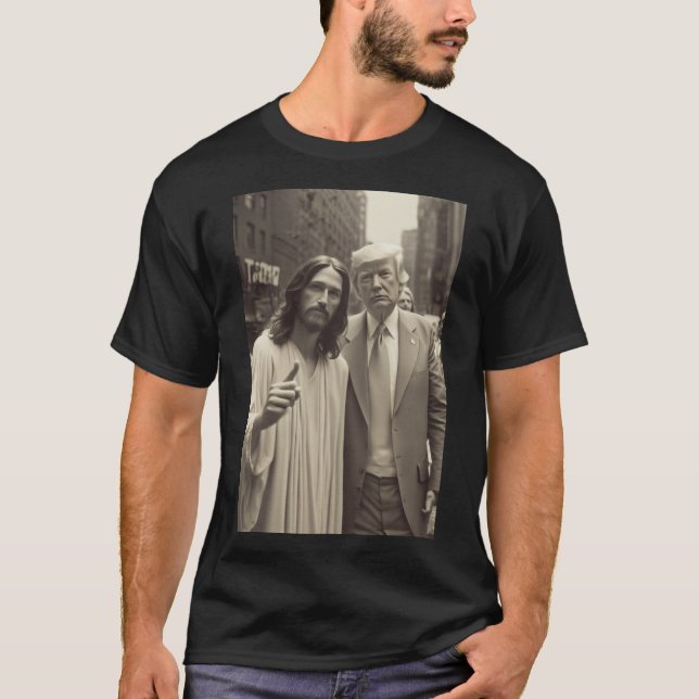 Camiseta Trump con Jesús (Anverso)
