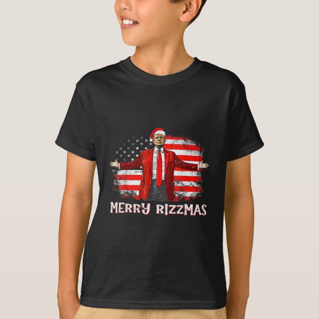 Camiseta Trump con rizmas graciosos bailes graciosos de Tru (Anverso)