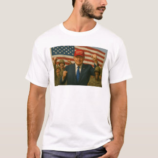 Camiseta Trump con soldados celebrando la victoria