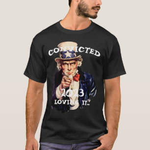Camiseta Trump Condenado 2023 Tío Sam