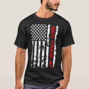 Camiseta Trump contra Af Trump, destituir a Trump