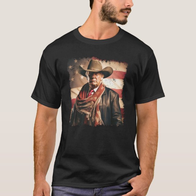 Camiseta Trump Cowboy (Anverso)